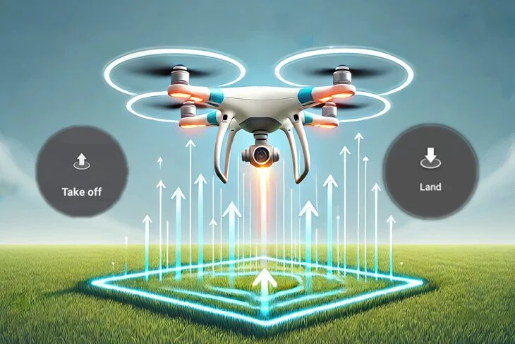 Uzzini visu par DJI dronu automātiskās pacelšanās un nosēšanās funkciju!