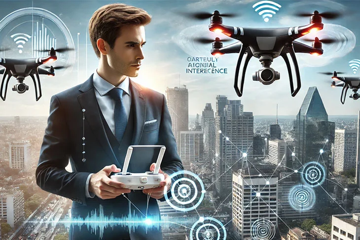 Dronu pilotēšana pilsētvidē un tās ietekme un signāla kvalitāti