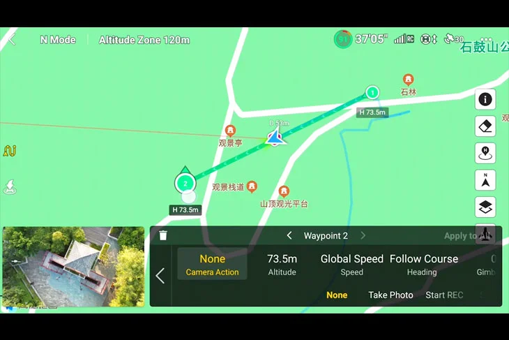 Vai zināji, ka, izmantojot DJI Waypoints vari ieprogrammēt savu dronu veikt precīzus un atkārtotus lidojumus automātiskā režīmā?