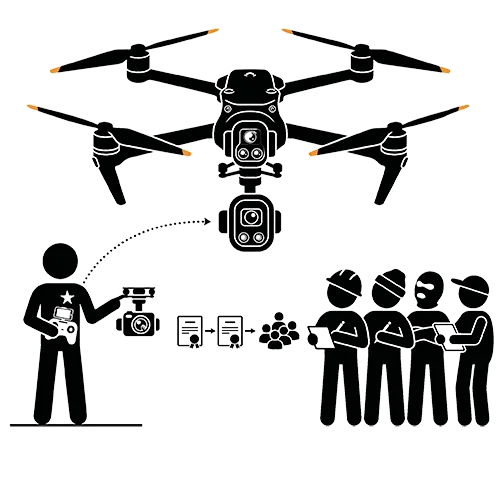 Profesionālo DJI dronu demonstrācija uzņēmumiem - prosumer klases drona iespējas klātienē